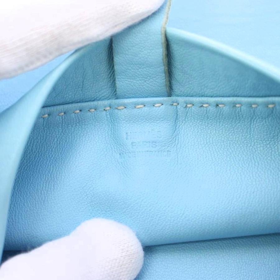 HERMES（エルメス） クルードセル ショルダーバッグ 水色 □O刻印 /KH