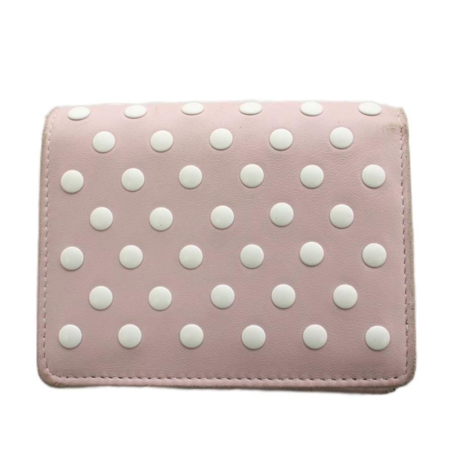 レディース ミュウミュウ MIUMIU 水玉 ピンク 財布