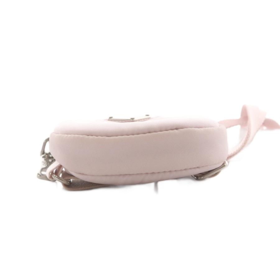PRADA プラダ　ハンドバッグ　ナイロン　ピンク　三角ロゴ PRADA プラダ ナイロン ミニボストン 三角ロゴ ピンク テスート