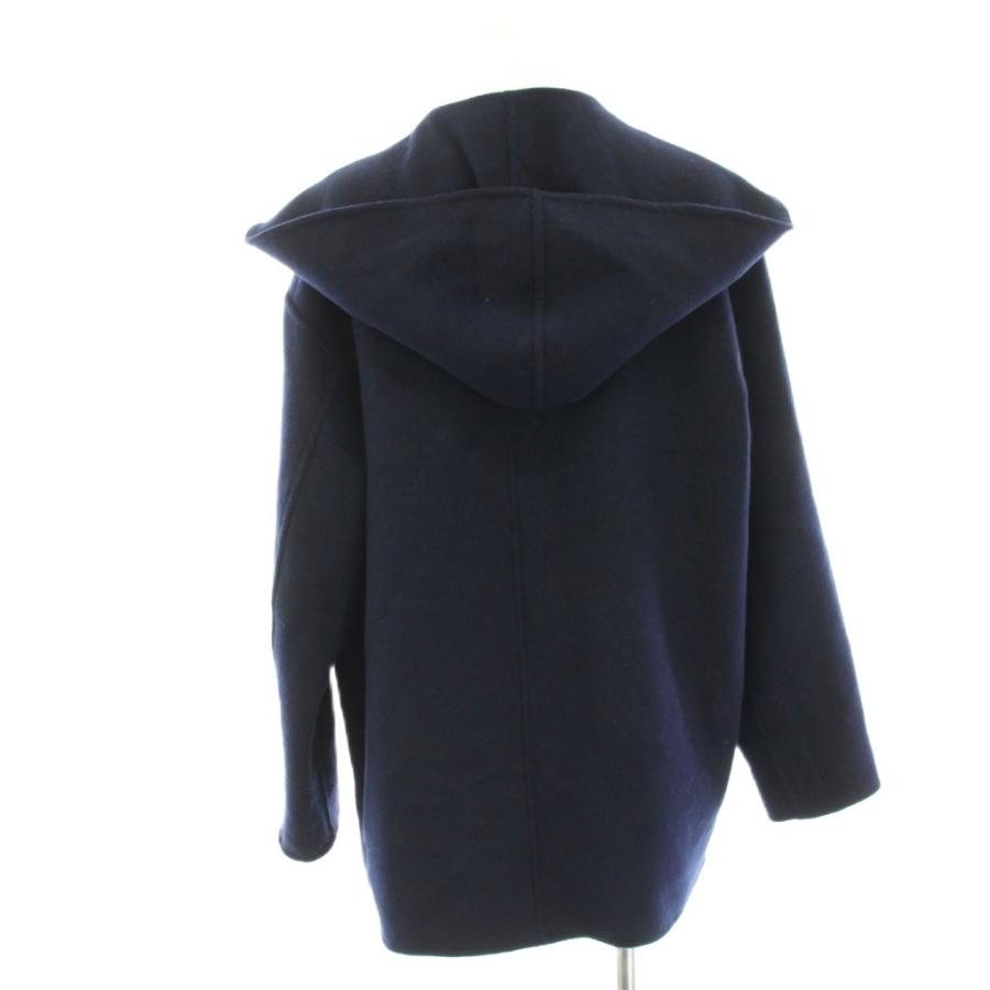 プラステ PLST 24AW ウールブレンドリバーフーディーコート ミドル M