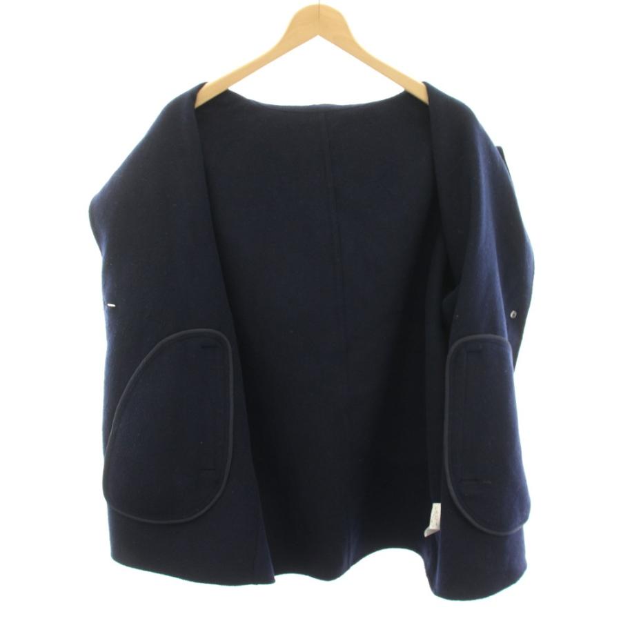 未使用　PLST　プラステウールブレンドリバーフーディーコート定価23.000円 プラステ PLST 24AW ウールブレンドリバーフーディーコート ミドル M