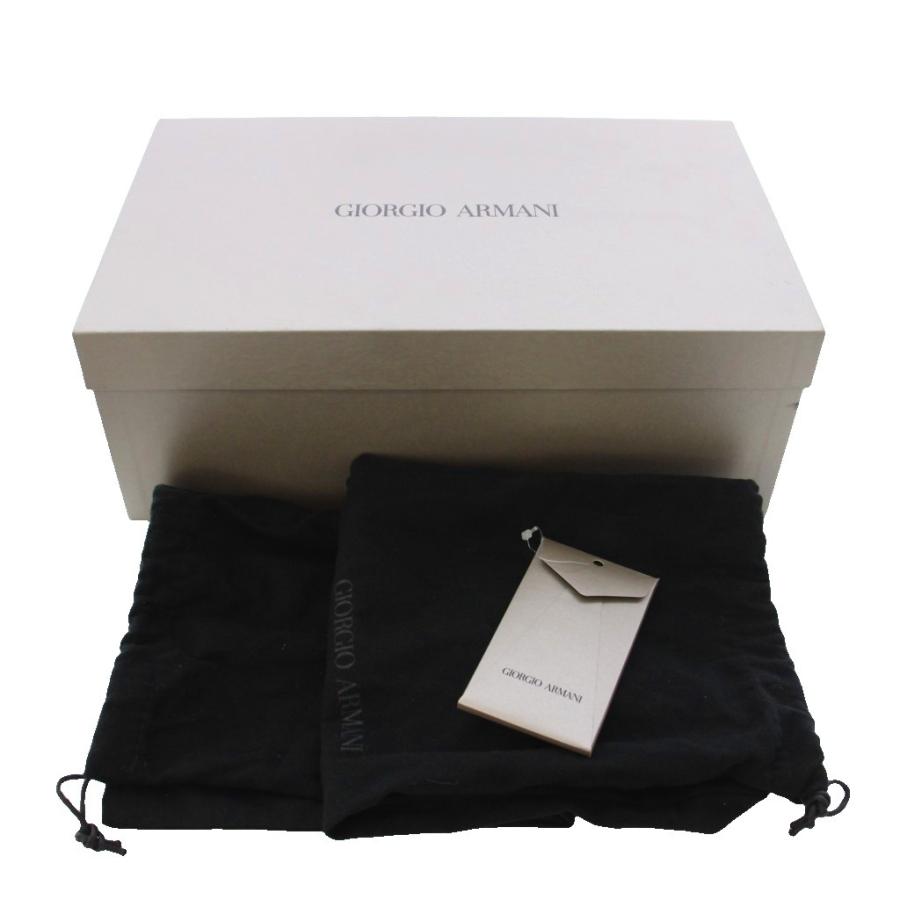 ジョルジオアルマーニ GIORGIO ARMANI レザースニーカー シューズ UK9
