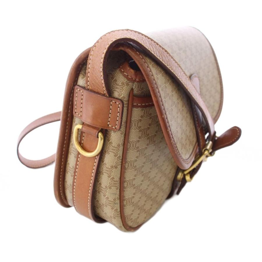 【マカダム柄‼️】CELINE セリーヌショルダーバッグ CELINE（セリーヌ） ショルダーバッグ マカダム柄 ベージュ 茶