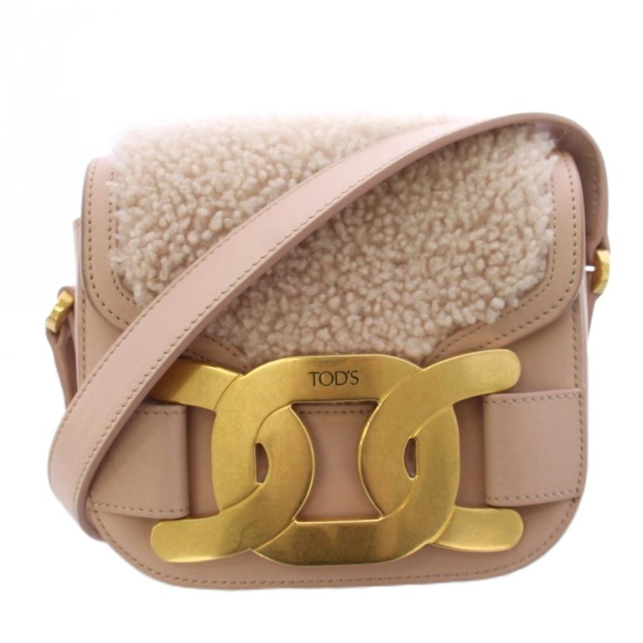 トッズ Kate ケイト ムートンバッグ ショルダーバッグ ピンクベージュ トッズ TOD'S Kate ケイト ムートンバッグ ショルダーバッグ ピンク
