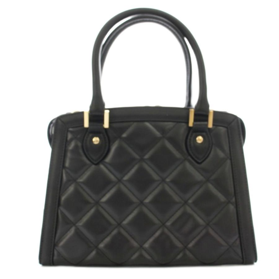 マリークワント MARY QUANT キルティング ハンドバッグ 花柄 2WAY 