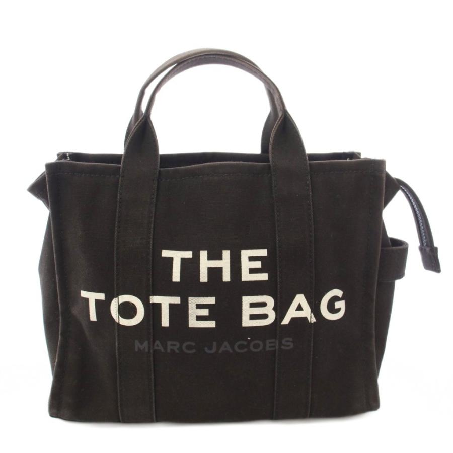 美品 マークジェイコブス レザー トートバッグ タグトート ロゴ型押し ブラック マークジェイコブス MARC JACOBS トートバッグ ハンドバッグ ロゴ