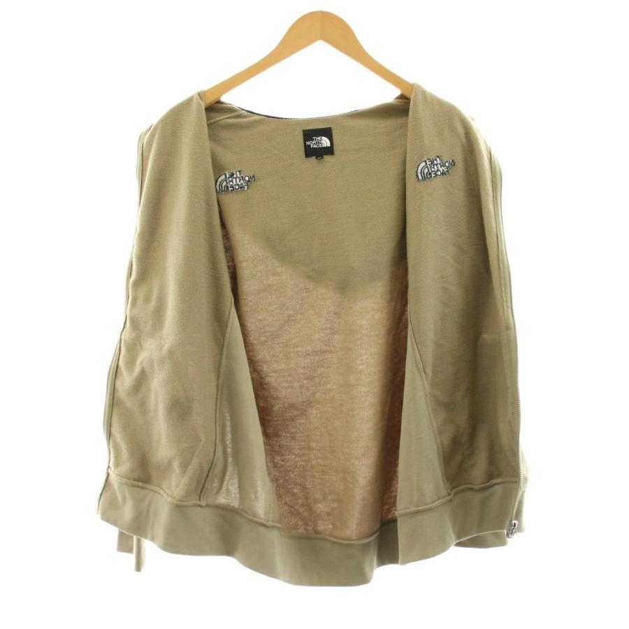 ザノースフェイス THE NORTH FACE Square Logo FullZip スクエアロゴフルジップ パーカー スウエット地 M ベージュ NT12037_2