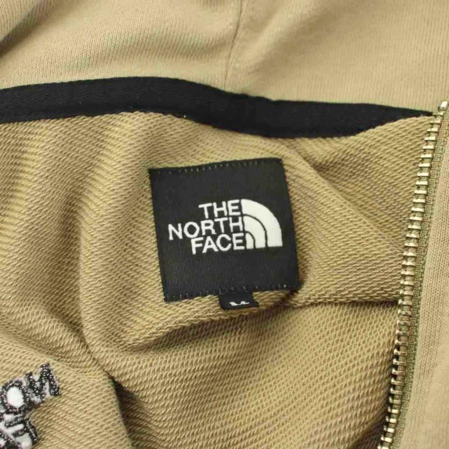 ザノースフェイス THE NORTH FACE Square Logo FullZip スクエアロゴフルジップ パーカー スウエット地 M ベージュ NT12037_3