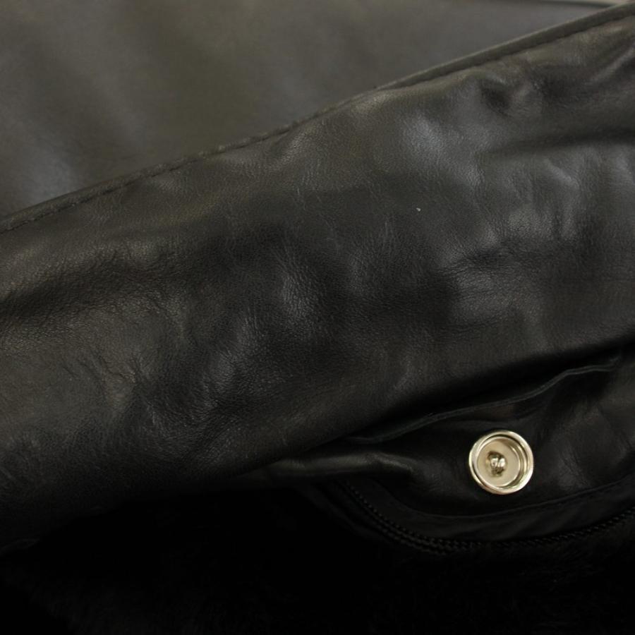 ショット SCHOTT A-2レザーフライトジャケット アウター ライナー 44 黒 ブラック 184SM /YT メンズの画像