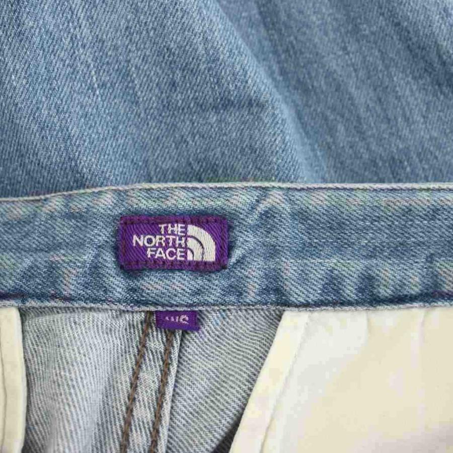 ノースフェイス パープルレーベル Denim Wide Tapered Field Pants 