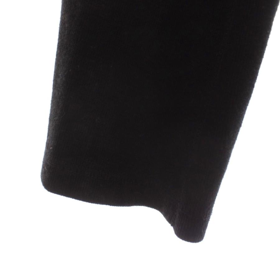 パパス Papas カーディガン L 黒 長袖 ワンポイント 王冠 D0461UJ001A