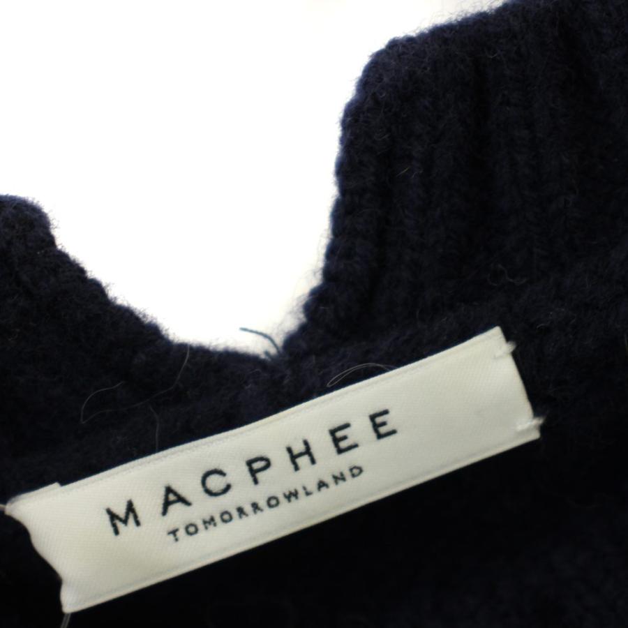 マカフィー MACPHEE トゥモローランド カシミヤ混 ボーダー ニット