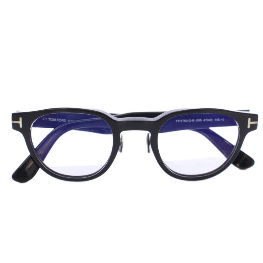 トムフォード TOM FORD 眼鏡 メガネ 47□23 145-0 黒 ブラック クリア 