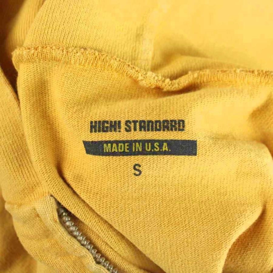 ハイスタンダード HIGH STANDARD パーカー ジャケット 上着 S 黄 
