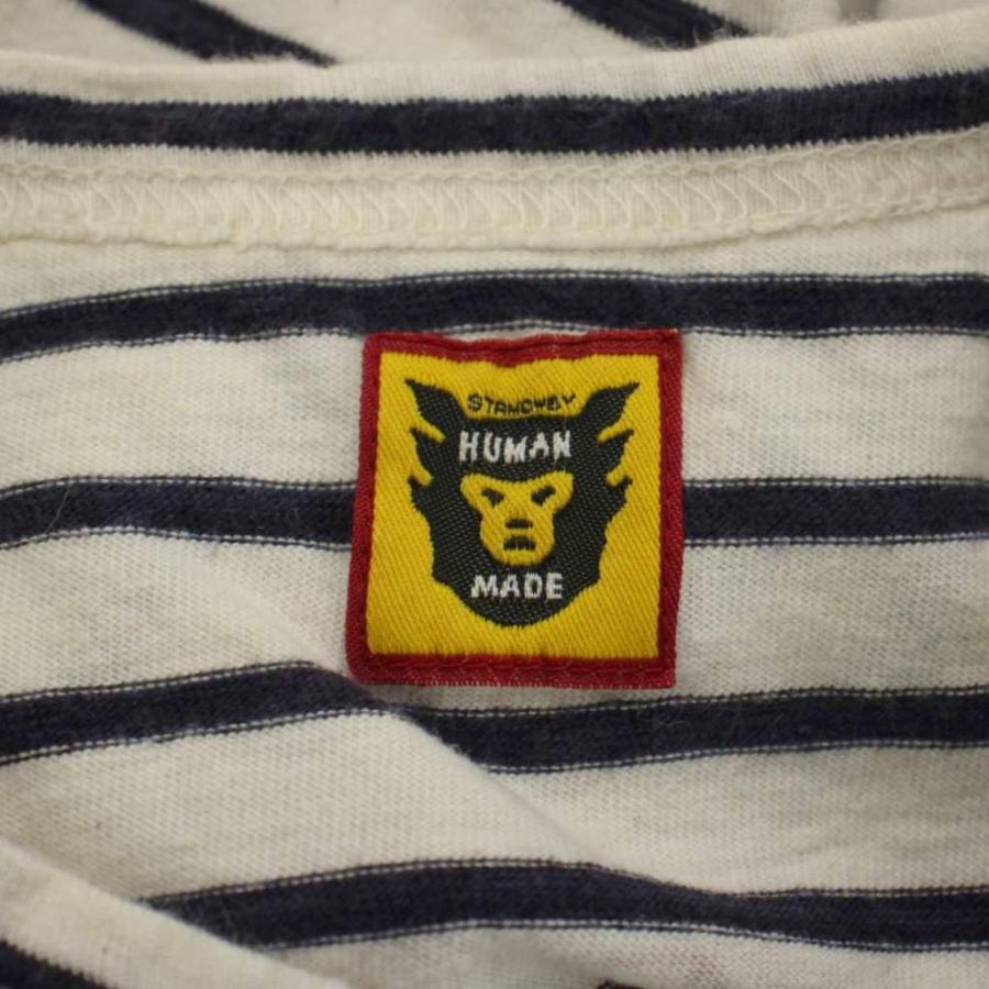 ヒューマンメイド HUMAN MADE Tシャツ カットソー M アイボリー 紺