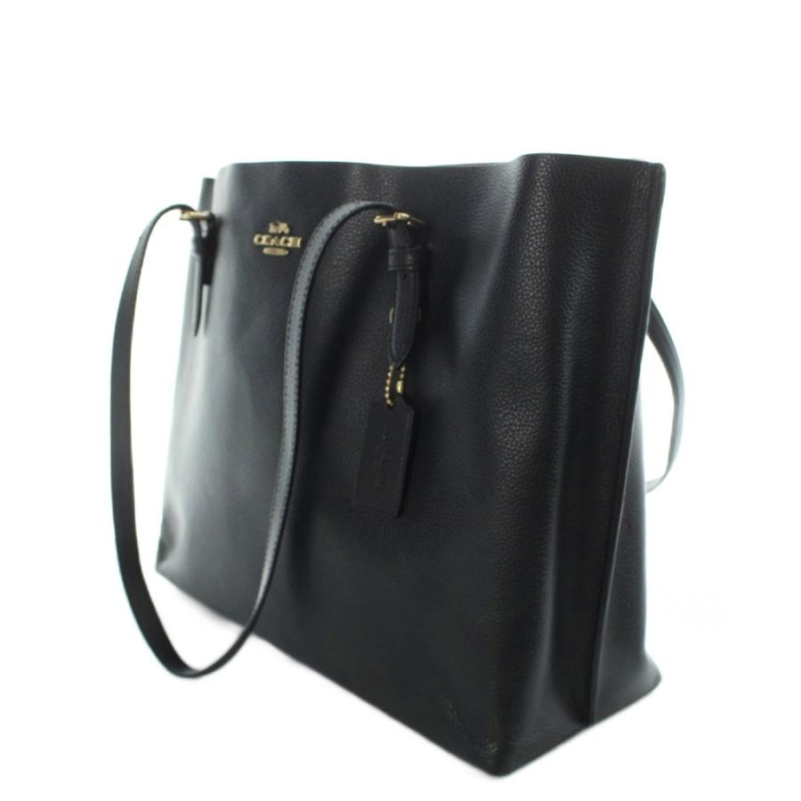 コーチ COACH トートバッグ ハンドバッグ レザー 黒 ブラック 1671 
