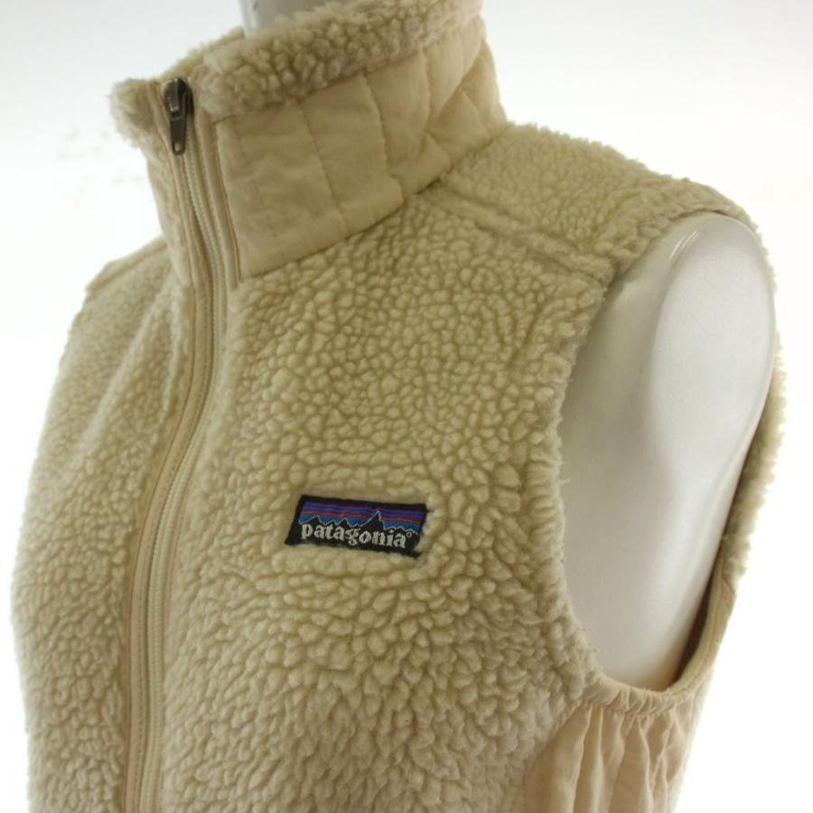パタゴニア Patagonia 12AW フリースベスト XS アイボリー 