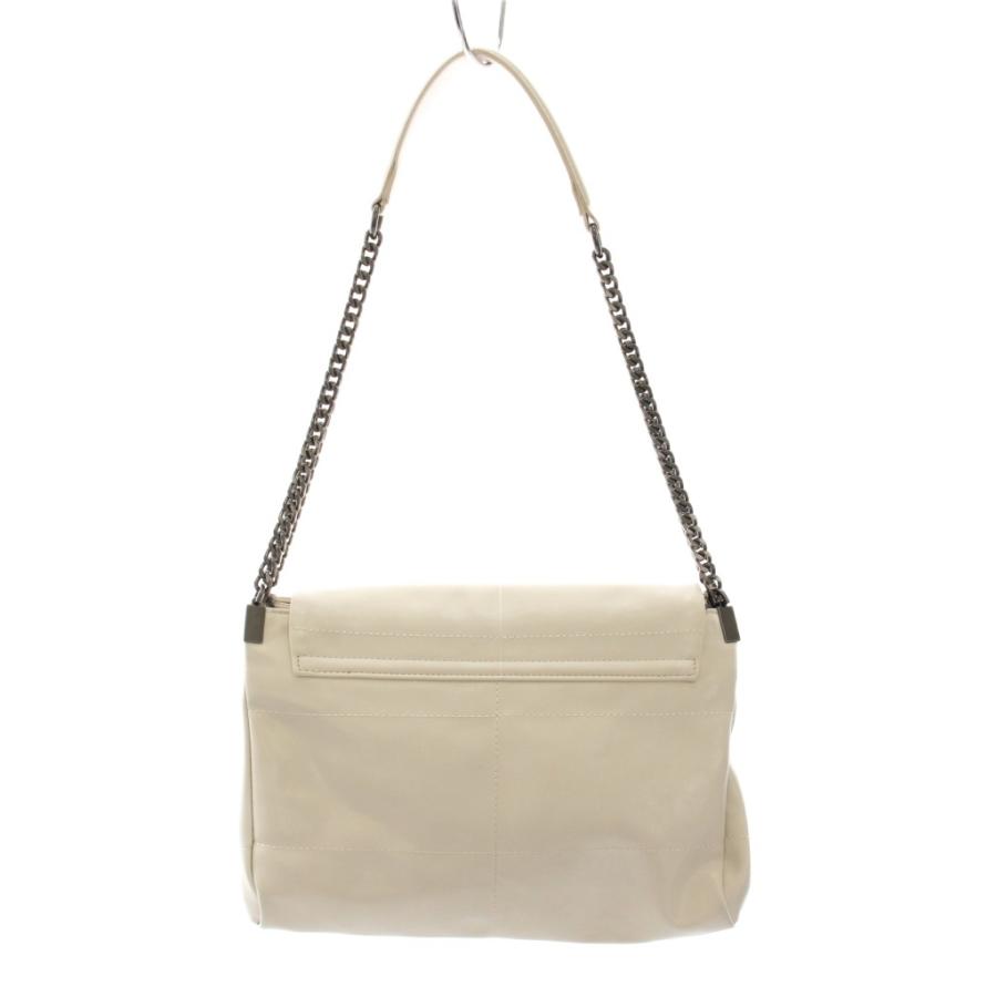 ZARA（ザラ） ロックフラップショルダーバッグエクルー チェーンバッグ