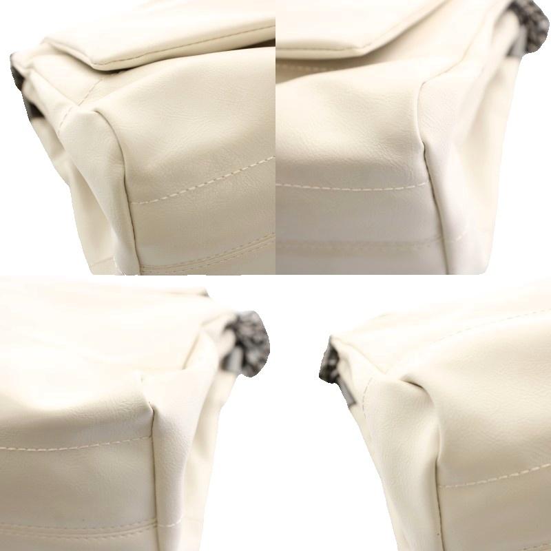 ZARA（ザラ） ロックフラップショルダーバッグエクルー チェーンバッグ