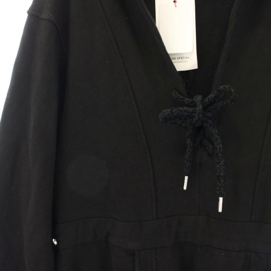 未使用品 メゾンスペシャル 24AW Lace Up Sweat Hood All-in-one