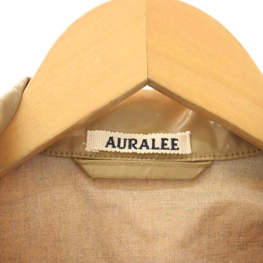 オーラリー AURALEE 20SS エナメルラミネート リネンブルゾン