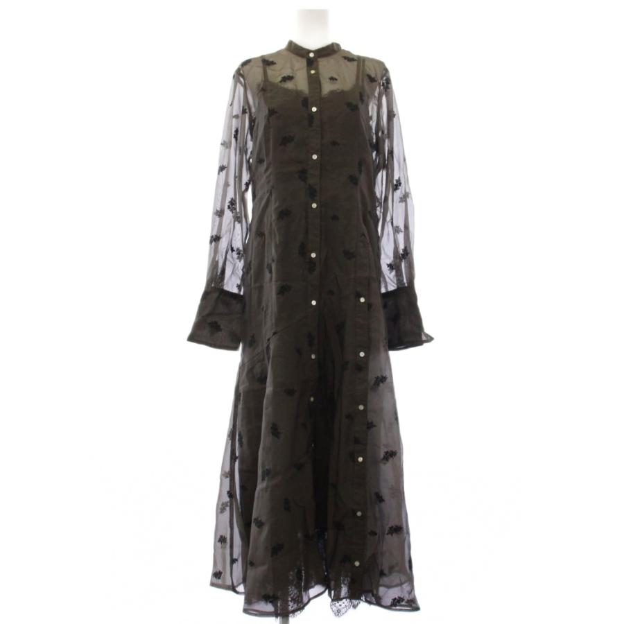 未使用品 アメリヴィンテージ 26SS DOT FLOWER VEIL DRESS シャツ