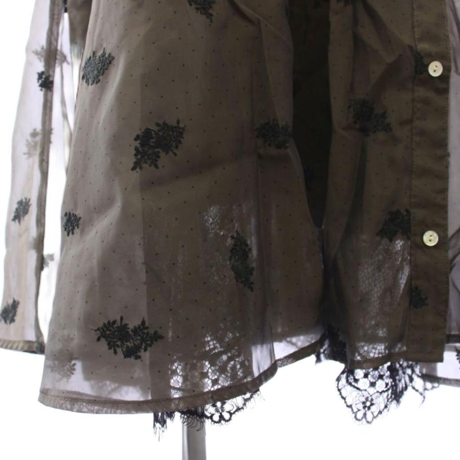 未使用品 アメリヴィンテージ 26SS DOT FLOWER VEIL DRESS シャツ