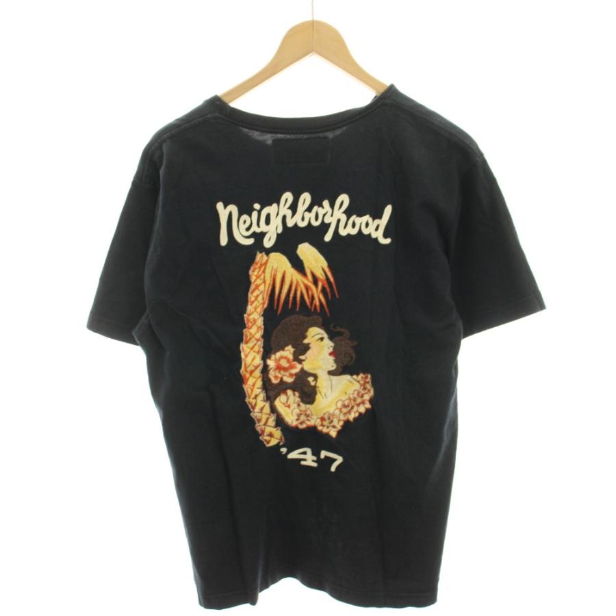 ネイバーフッド NEIGHBORHOOD Tシャツ カットソー M 黒 ブラック 半袖 