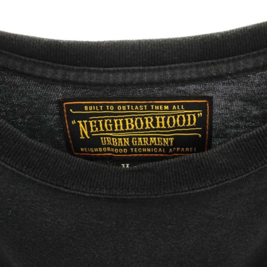 ネイバーフッド NEIGHBORHOOD Tシャツ カットソー M 黒 ブラック 半袖