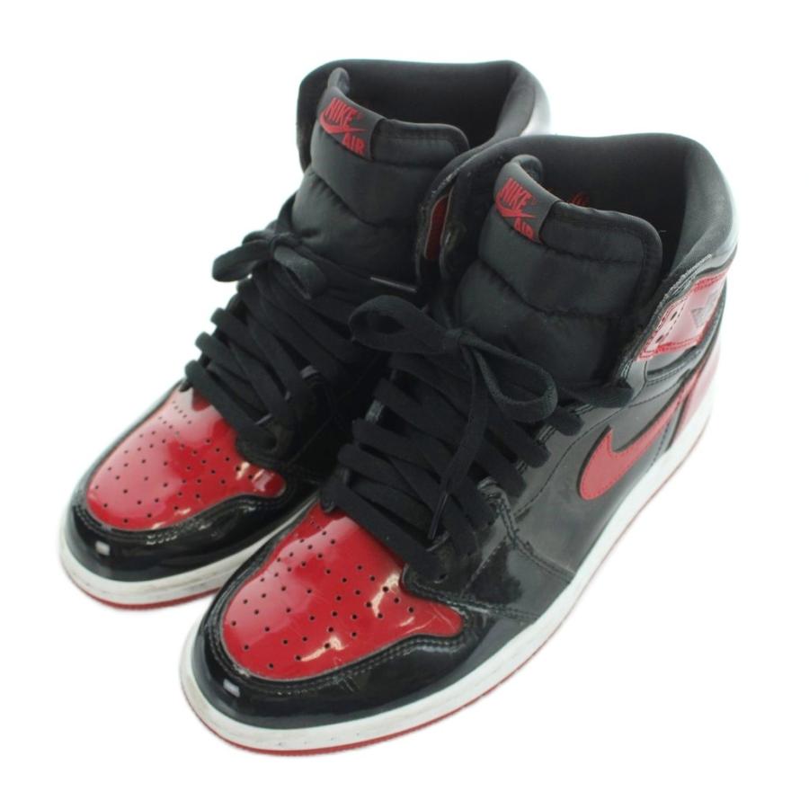 NIKE（ナイキ） NIKE Air Jordan 1 High OG Patent Bred エア 