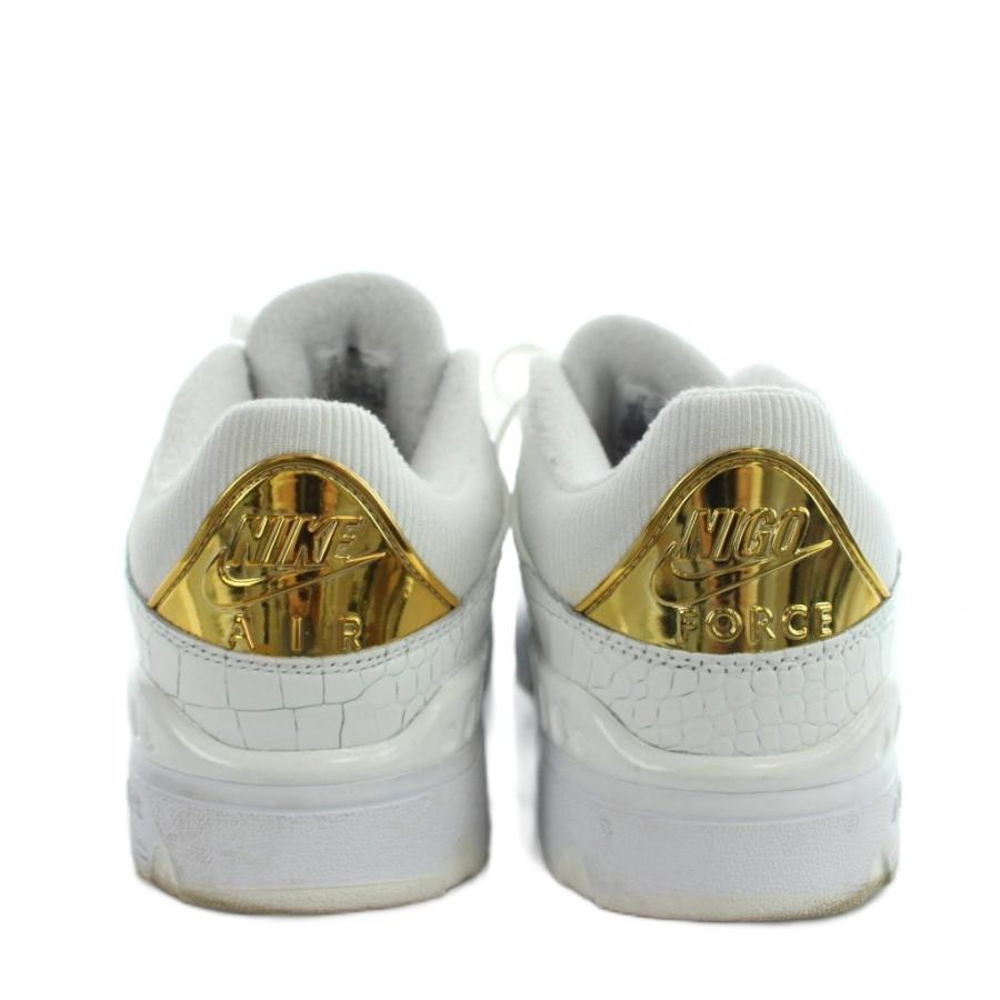 NIKE（ナイキ） NIGO Nike Air Force 3 Low SP White/Metallic Gold