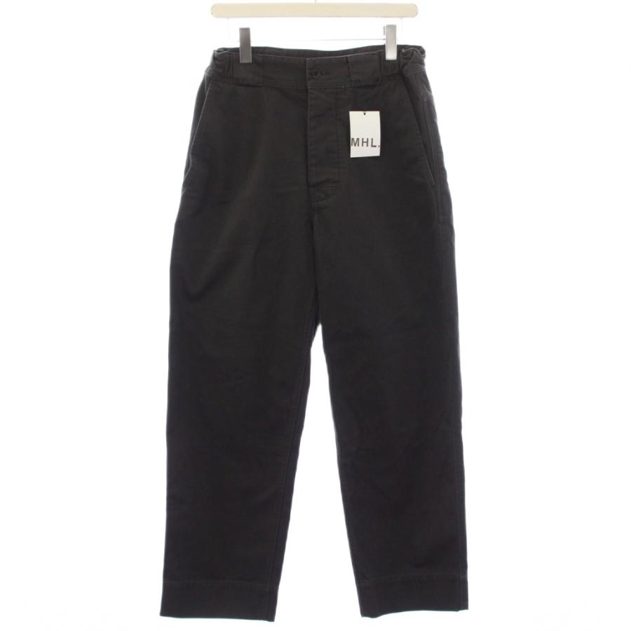 MHL. マーガレットハウエル パンツ M ブラック MHLマーガレット