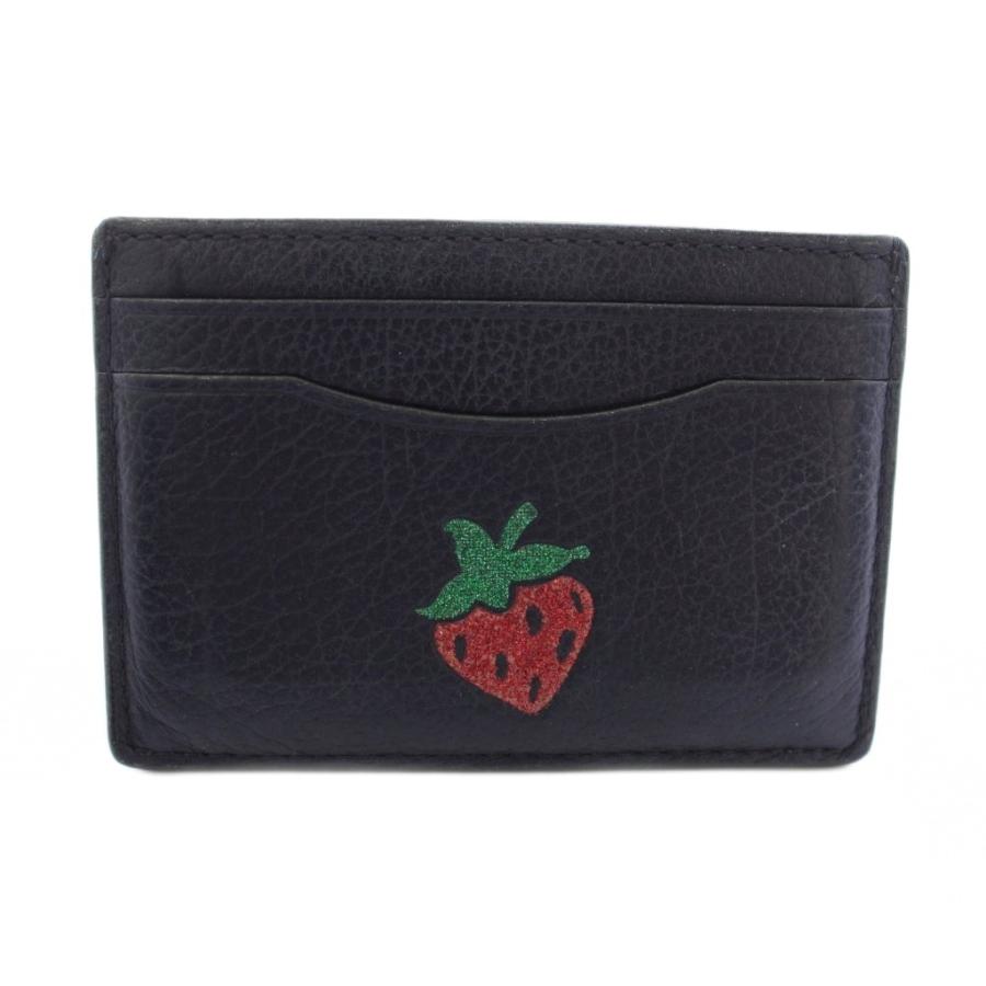 COACH（コーチ） カードケース 名刺入れ レザー 紺 ネイビー /TK