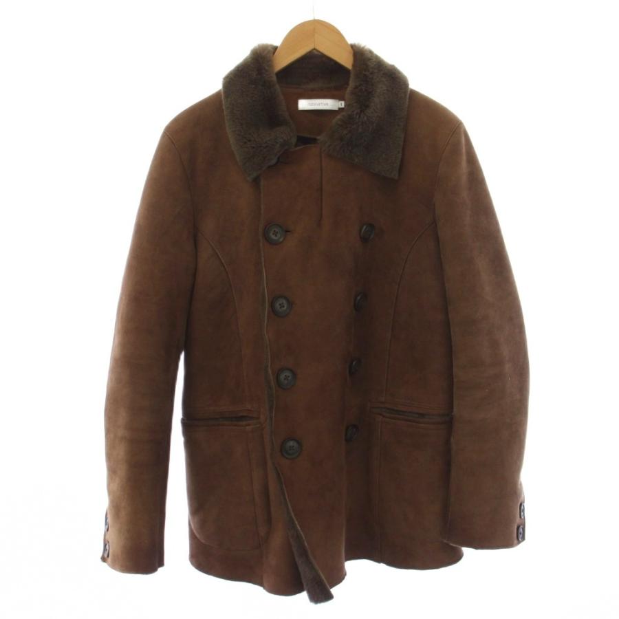 nonnative ブラウン ムートンコート　レザージャケット　ボア ノンネイティブ nonnative RANCHER COAT MOUTON ムートンコート