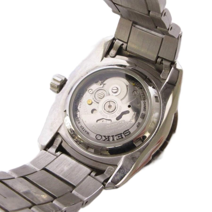 セイコー SEIKO 5 SPORTS 腕時計 自動巻き シルバー 7S36-04M0 /TK