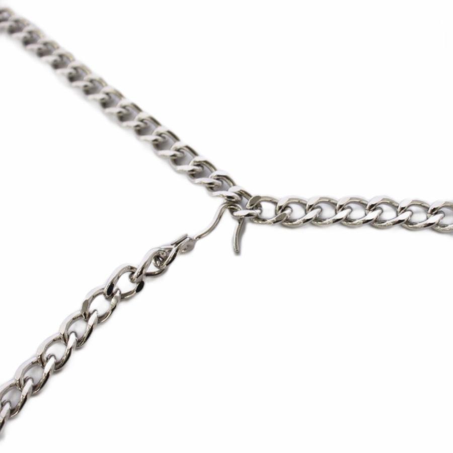 シャネル CHANEL ロゴチェーンベルト チェーンベルト シルバー レディース CHANEL（シャネル） ココマーク ロゴ チェーンベルト シルバーカラー
