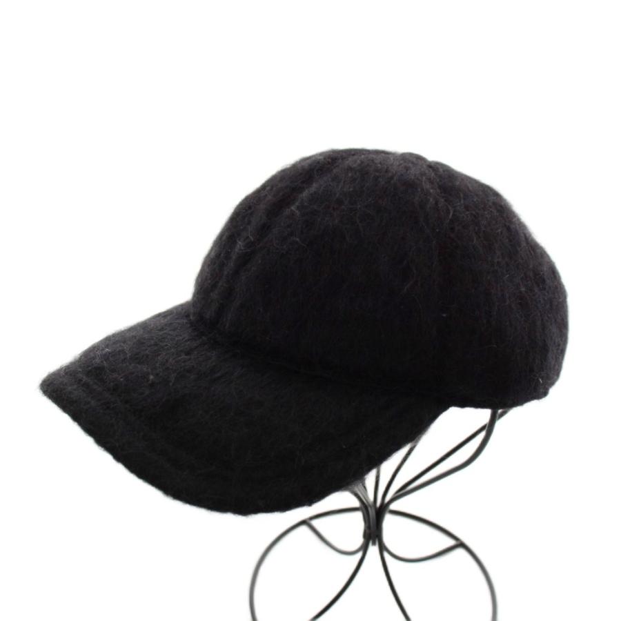 GUCCI（グッチ） GUCCI GGマーモント キャップ 帽子 モヘヤ M 黒