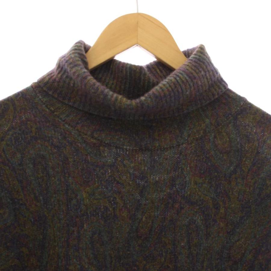ETRO（エトロ） ニット セーター タートルネック カシミヤ100％ 長袖