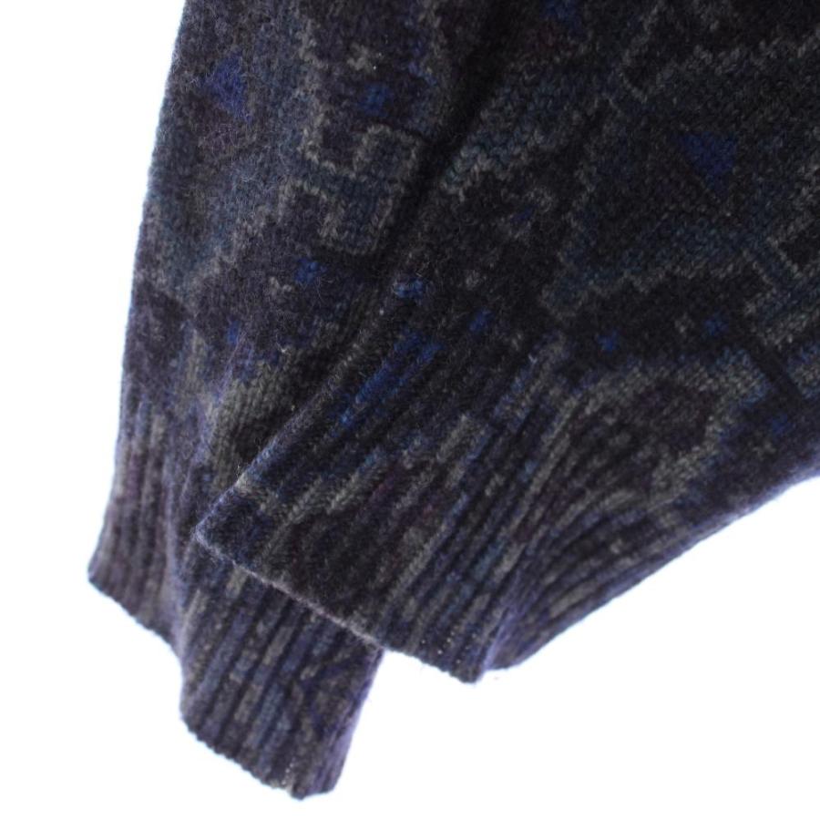 ETRO（エトロ） ニット セーター カシミヤ100％ クルーネック 総柄
