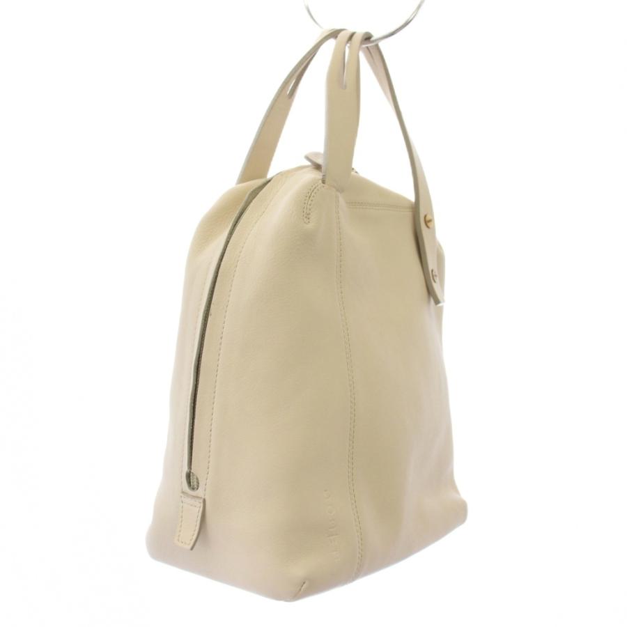 LOEWE（ロエベ） ハンドバッグ レザー ポーチ付き 白 アイボリー /TK 