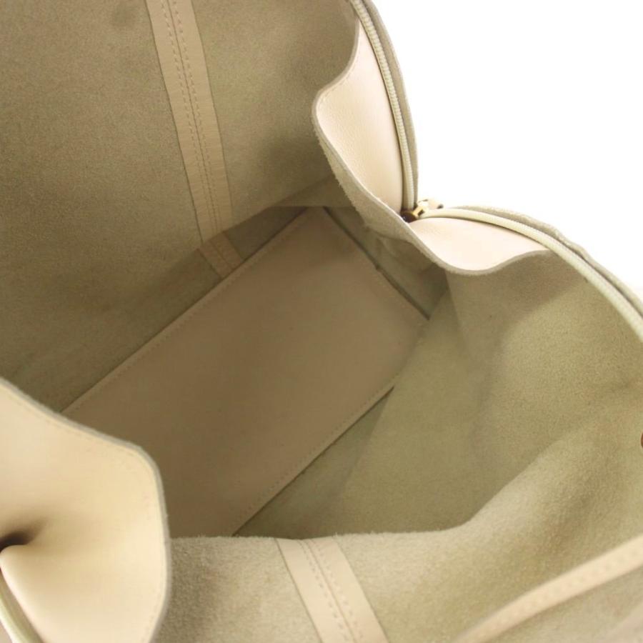 LOEWE（ロエベ） ハンドバッグ レザー ポーチ付き 白 アイボリー /TK 