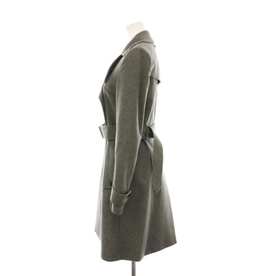 22AW セオリー　カシミヤ混ウールトレンチコート theory（セオリー） トレンチコート カシミヤ ロング アウター P