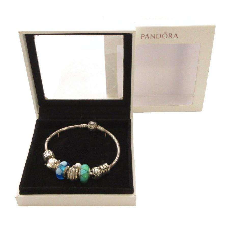 パンドラ PANDORA ブレスレット バングル チャーム S925 シルバー