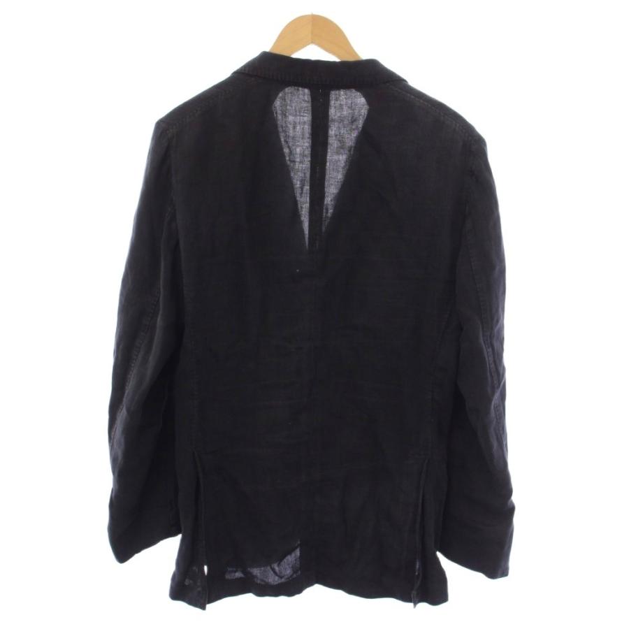 【未使用級】LARDINI ブートニエール付テーラードジャケット ネイビー 48 ラルディーニ LARDINI テーラードジャケット ブートニエール付き 46 紺