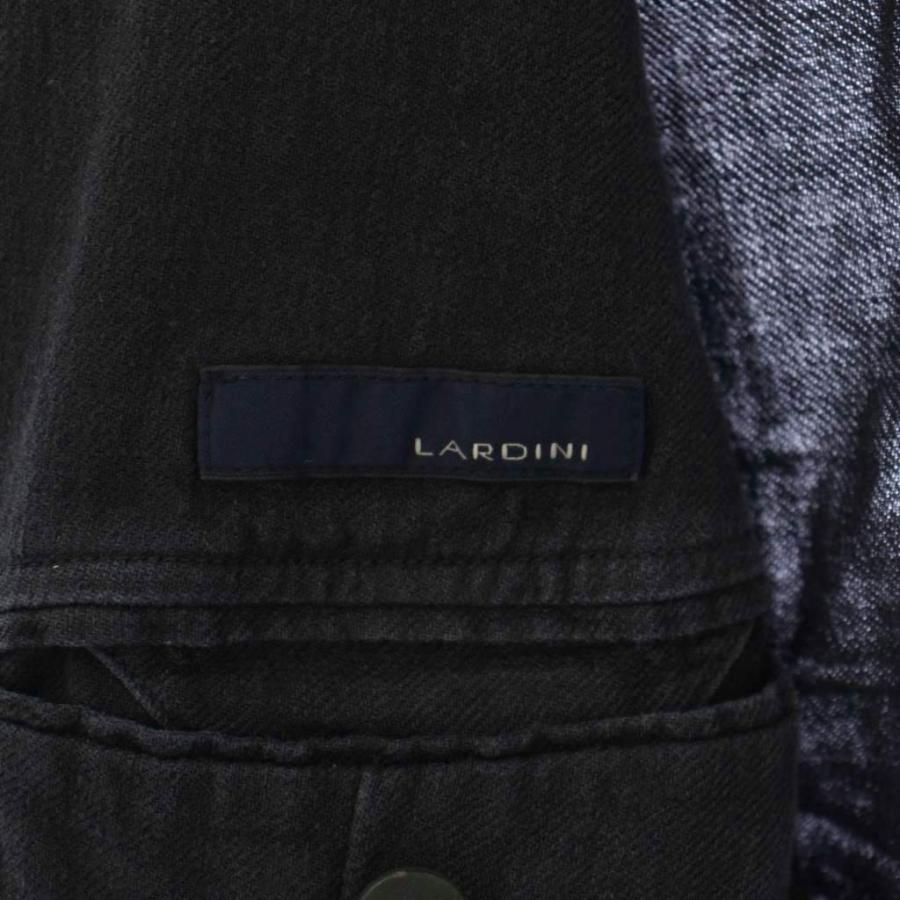 ラルディーニ LARDINI テーラードジャケット ブートニエール付き 46 紺