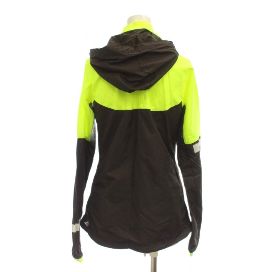 NIKE（ナイキ） ジップアップパーカー M 蛍光イエロー 茶 長袖 /JP 