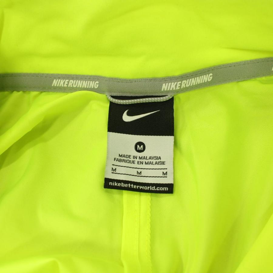 NIKE（ナイキ） ジップアップパーカー M 蛍光イエロー 茶 長袖 /JP 