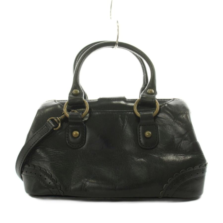 ANNA SUI（アナスイ） ハンドバッグ ショルダーバッグ 2way レザー 黒