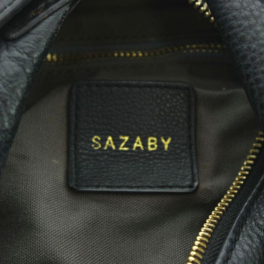 SAZABY（サザビー） ショルダーバッグ ワンショルダーバッグ レザー 黒