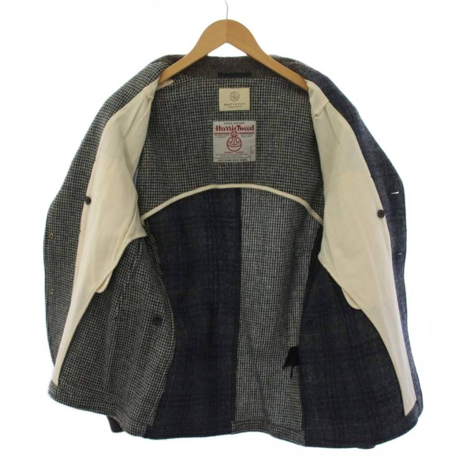 B&Y ユナイテッドアローズ ビューティー&ユース Harris Tweed エルボー 